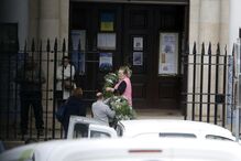 Funeral do bebé Vicente, neto do cavaleiro Ribeiro Telles 