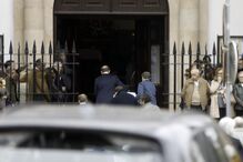 Funeral do bebé Vicente, neto do cavaleiro Ribeiro Telles 