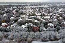 Neve cobriu de branco o Reino Unido