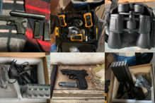 Material apreendido em casebre onde Fernando Ferreira esteve escondido