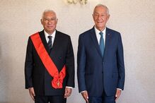 Marcelo condecorou António Costa com grã-cruz da Ordem Militar de Cristo
