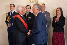 Marcelo condecorou António Costa com grã-cruz da Ordem Militar de Cristo