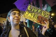 Marcha pelo fim da violência contra as mulheres, em Lisboa
