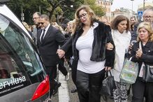 Maria Violante no funeral de Marco Paulo.JPG