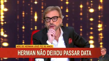 "A senhora está ótima": Duarte Siopa enaltece aparência física e espírito da mãe de Herman José aos 92 anos
