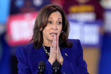 Kamala considera "insultuosos" comentários de Trump sobre as mulheres
