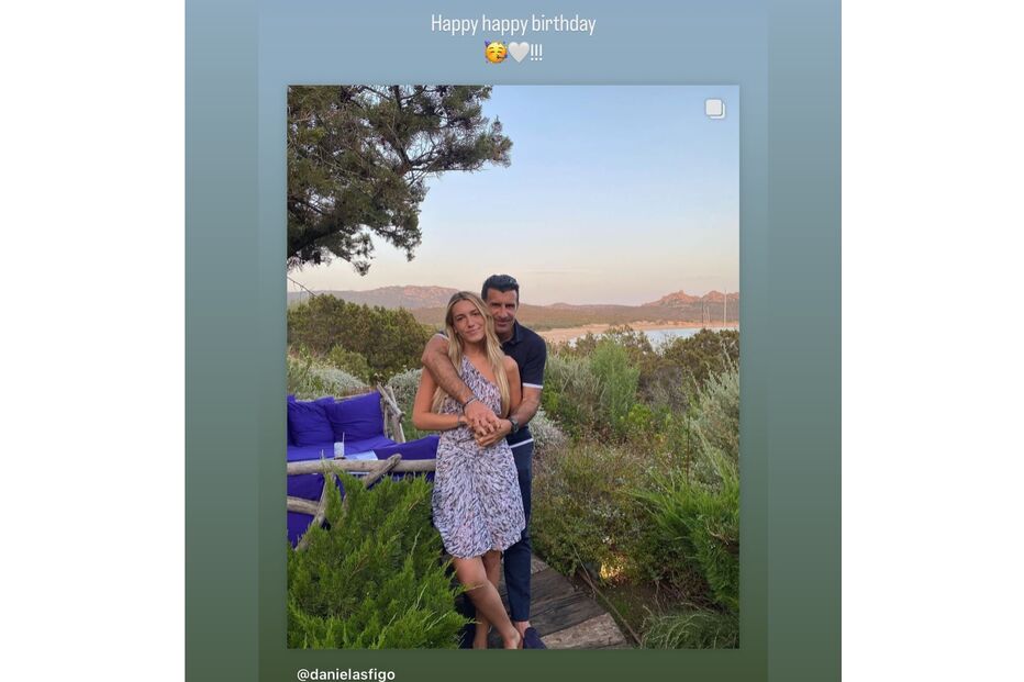 Daniela Figo assinala aniversário de Luís Figo