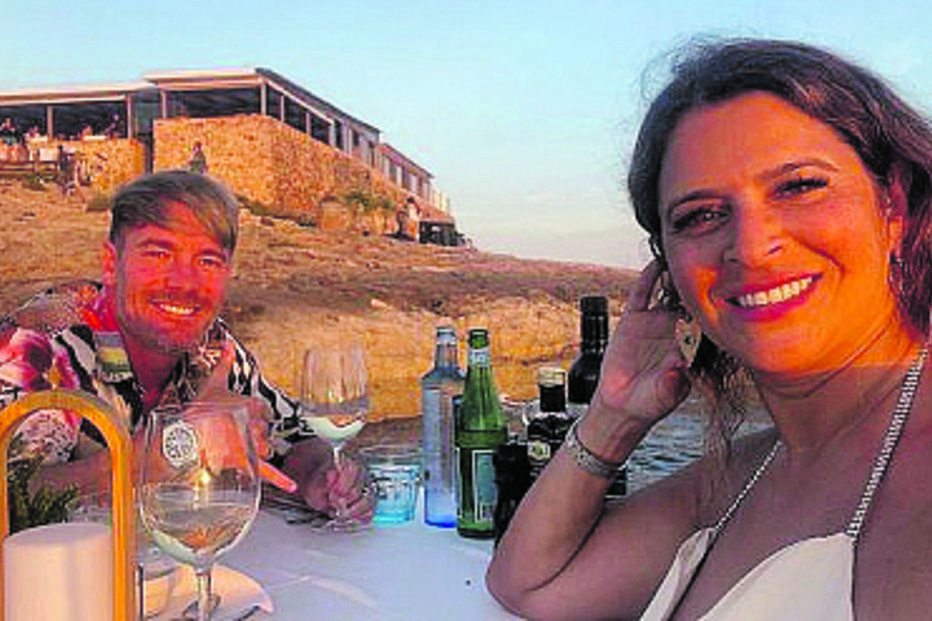 Fernando e Sandra Madureira em Formentera, nas Baleares 