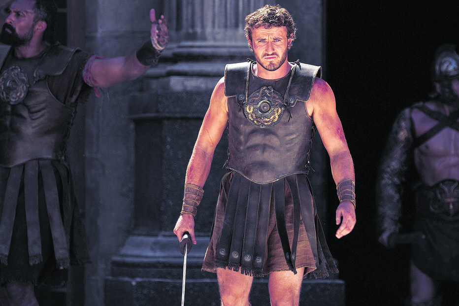 Paul Mescal é Lucius em ‘Gladiador II’ 