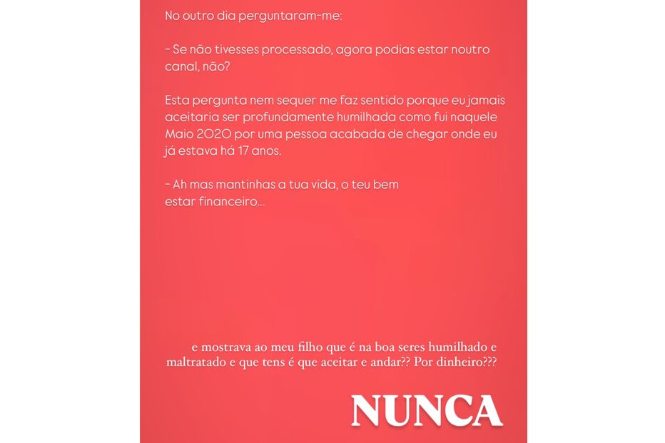 Leonor Poeiras no Instagram