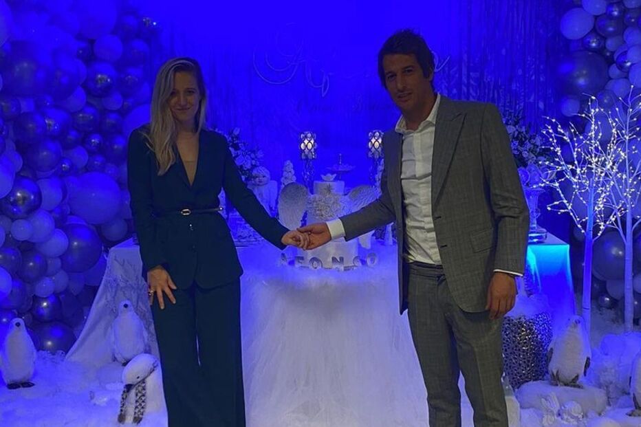 Fábio Coentrão e a mulher Andreia 