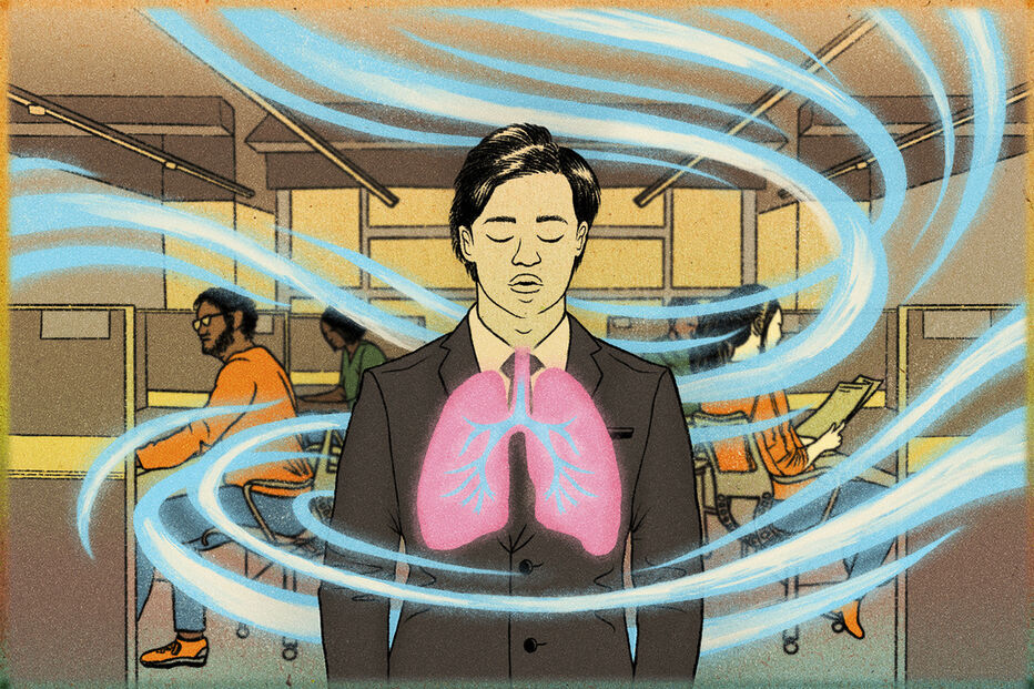 Quer reduzir o stress e ansiedade no trabalho? Respire fundo