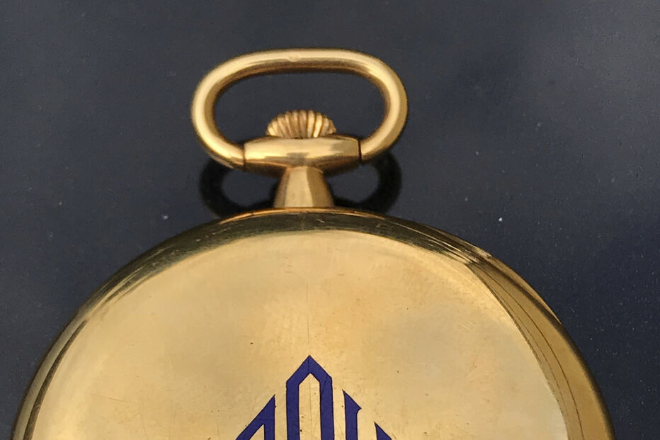 Relógio de ouro dado ao capitão