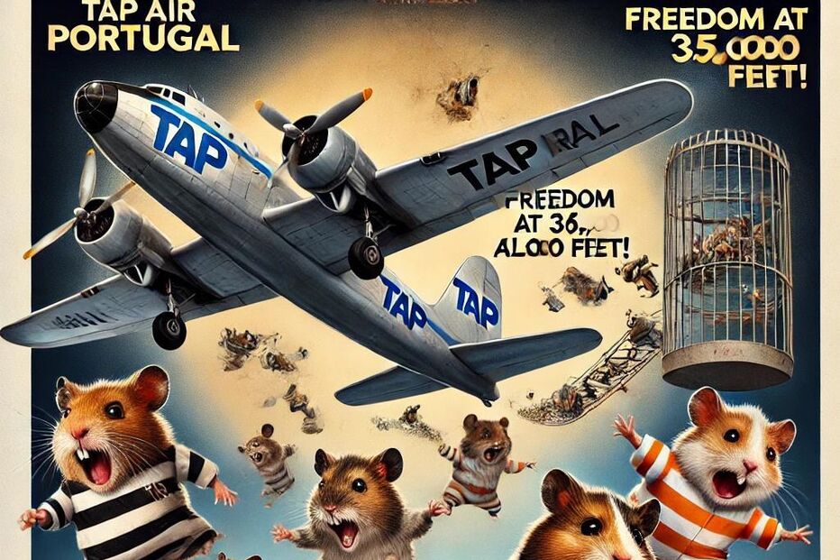 Os hamsters invadiram um avião da TAP e a Internet não perdoou