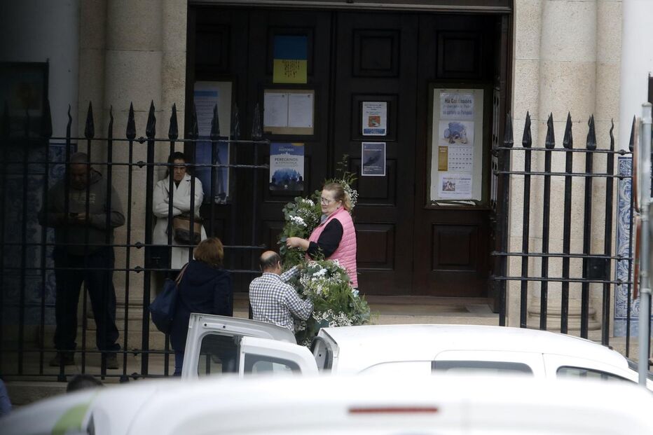 Funeral do bebé Vicente, neto do cavaleiro Ribeiro Telles 