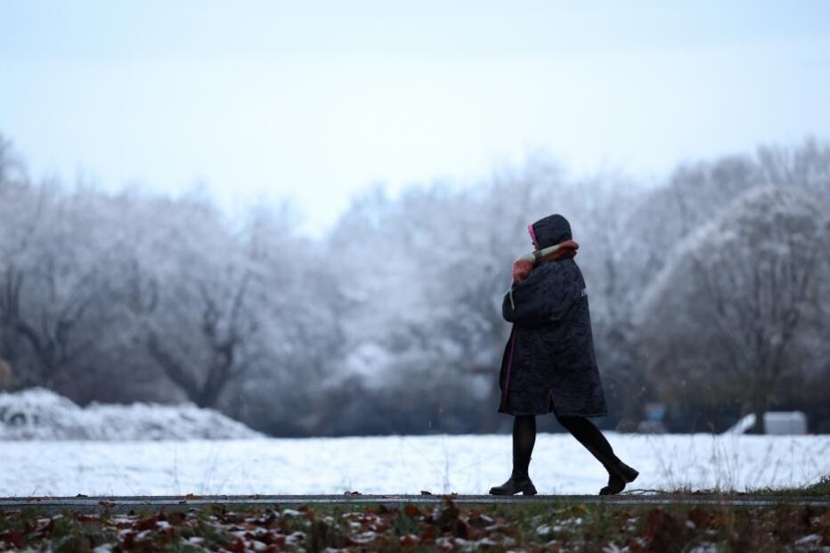 Neve cobriu de branco o Reino Unido