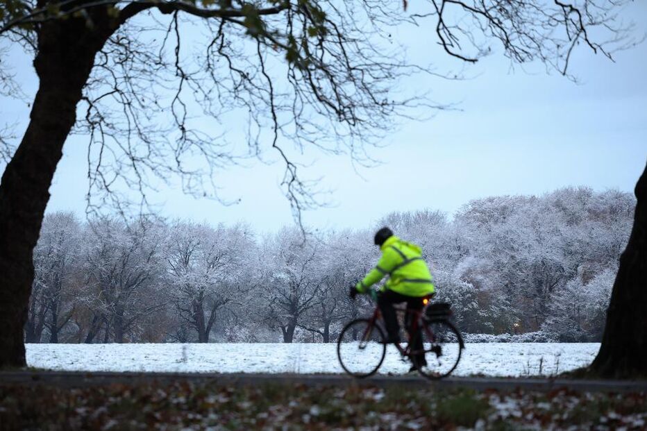 Neve cobriu de branco o Reino Unido
