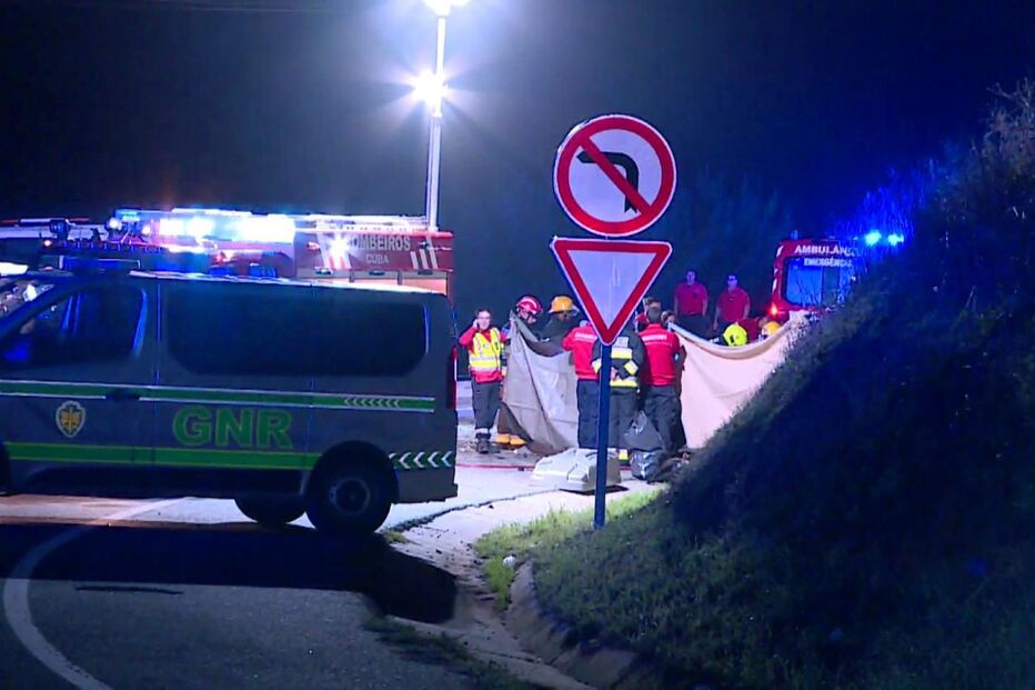 Cinco mortos em despiste seguido de colisão em Beja