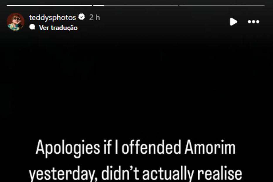 Ed Sheeran reagiu no Instagram