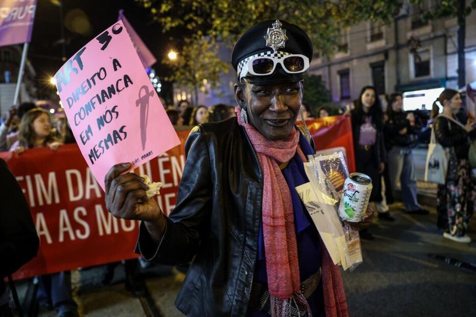 Marcha pelo fim da violência contra as mulheres, em Lisboa