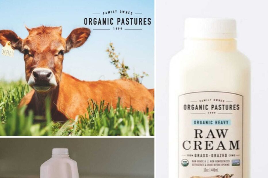 Leite da marca Raw Farm