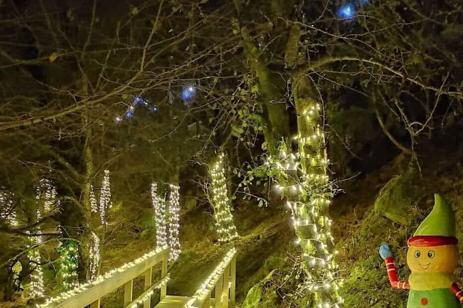 Luzes de Natal em Arcos de Valdevez, em 2022