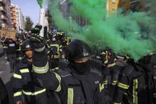 Bombeiros Sapadores em protesto em Lisboa para valorização das carreiras