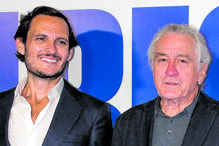 O CEO do Grupo Impresa, Francisco Pedro Balsemão, e o ator Robert De Niro