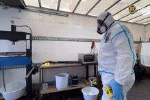 Laboratório desmantelado pela Polícia Judiciária na Lourinhã tinha salas onde 'cozinhavam' a cocaína