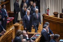 Marcelo Rebelo de Sousa e José Pedro Aguiar-Branco participam na celebração do centenário de Mário Soares 