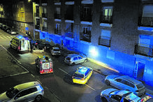 Aparato no local do acidente