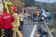 Mulher em estado grave após despiste na EN324 em Mirando do Corvo