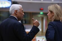António Costa e Kaja Kallas, a alta representante para a Política Externa e de Segurança da União Europeia 