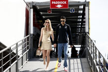 Flavy Barla, de 21, e o francês Esteban Ocon, de 28 