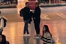 Rui Borges depois de aterrar na cidade do Porto