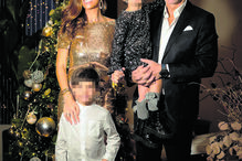 Vítor Baia e Andreia Santos com os filhos