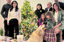 Cláudia Vieira passou a noite de 24 em Guimarães com a família