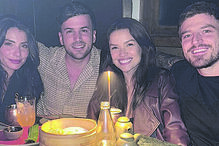 David Carreira e Carolina Carvalho no Brasil  