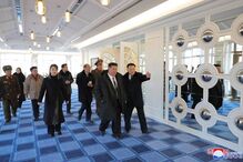 Kim Jong-un visita novo resort turístico na Coreia do Norte na companhia da filha