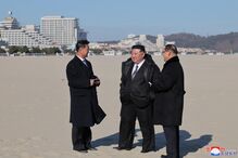 Kim Jong-un visita novo resort turístico na Coreia do Norte na companhia da filha