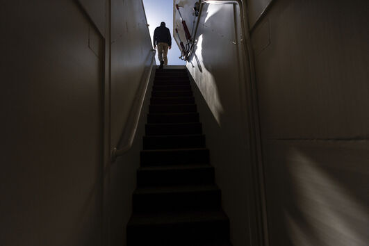 Bunker em habitação na Califórnia, EUA