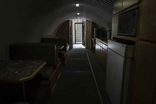 Bunker em habitação na Califórnia, EUA