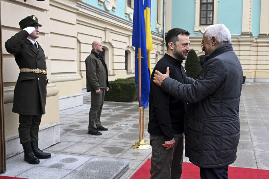 António Costa passa primeiro dia na presidência do Conselho Europeu em Kiev