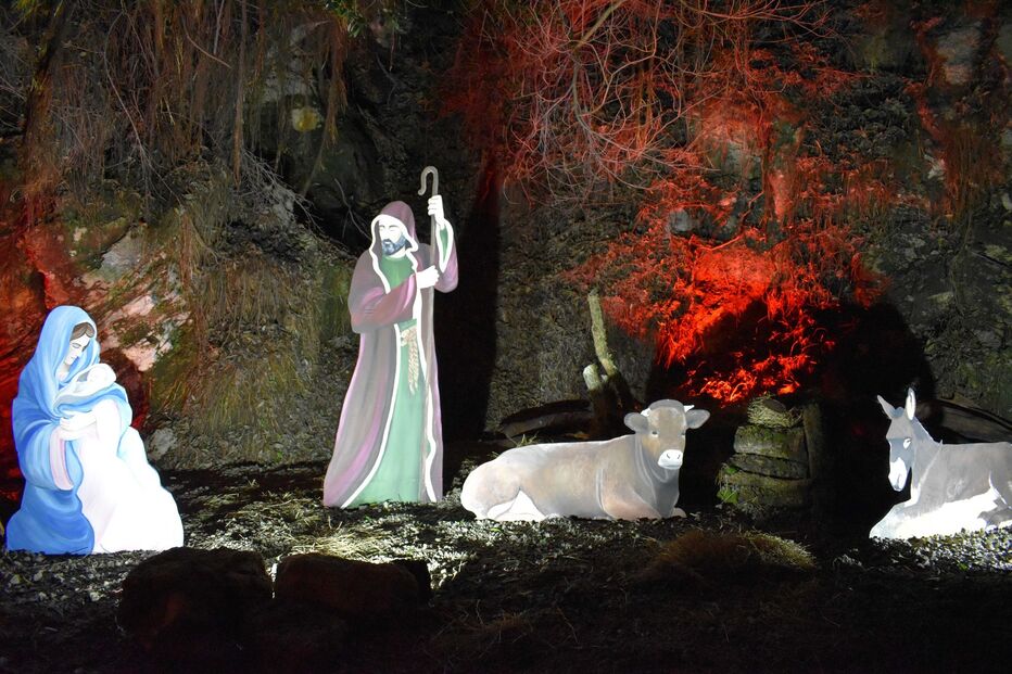 Presépio nas caldeiras das Furnas