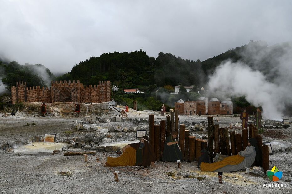 Presépio nas caldeiras das Furnas