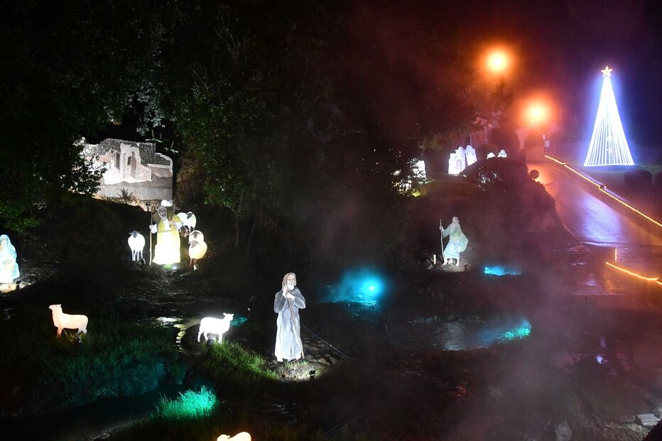 Presépio nas caldeiras das Furnas