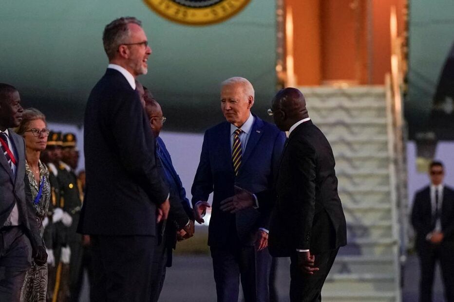 Joe Biden recebido em Luanda