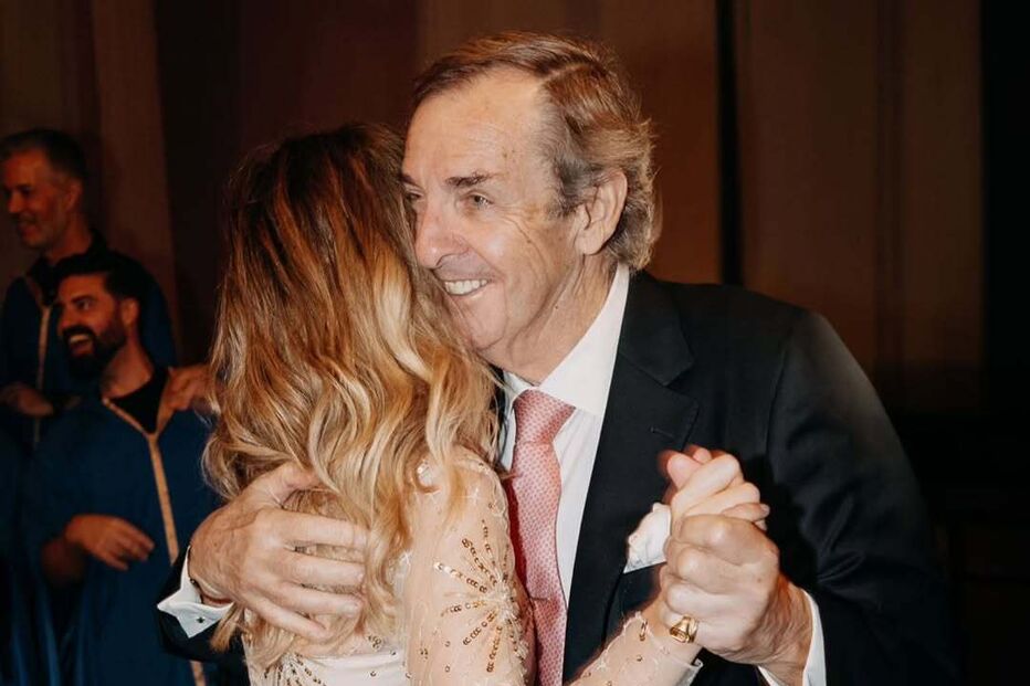 Jessica Athayde e o pai Luís Athayde 