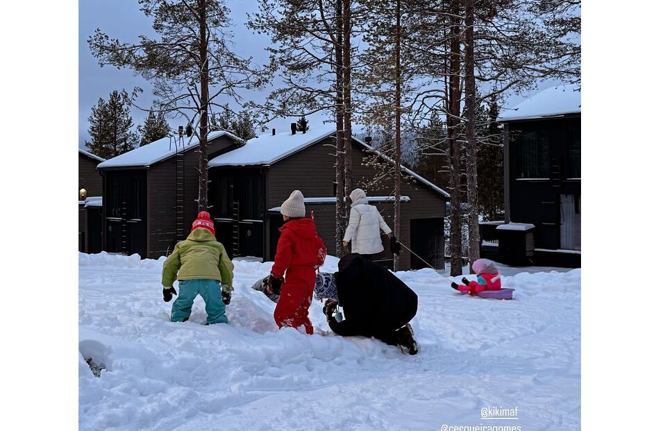 Maria Cerqueira Gomes foi para a Lapónia
