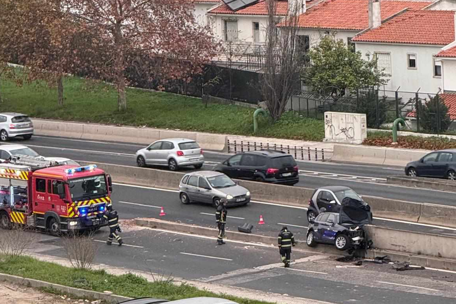 Despiste junto à rotunda do Relógio